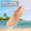 SEEKWAY Water Shoes Women Men Adult Quick-Dry Aqua Socks Barefoot Non Slip for Beach Swim River Pool Lake surf Black SK002(U)(2o-706 Nude Pink)