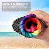 SEEKWAY Water Shoes Women Men Adult Quick-Dry Aqua Socks Barefoot Non Slip for Beach Swim River Pool Lake surf Black SK002(U)(2r-1164 Rainbow Striped)