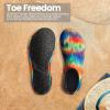 SEEKWAY Water Shoes Women Men Adult Quick-Dry Aqua Socks Barefoot Non Slip for Beach Swim River Pool Lake surf Black SK002(U)(2s-1001 Rainbow Tie-dye)