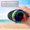 SEEKWAY Water Shoes Women Men Adult Quick-Dry Aqua Socks Barefoot Non Slip for Beach Swim River Pool Lake surf Black SK002(U)(2s-1001 Rainbow Tie-dye)