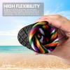 SEEKWAY Water Shoes Women Men Adult Quick-Dry Aqua Socks Barefoot Non Slip for Beach Swim River Pool Lake surf Black SK002(U)(2t-1044 Rainbow Curve)