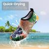 SEEKWAY Water Shoes Women Men Adult Quick-Dry Aqua Socks Barefoot Non Slip for Beach Swim River Pool Lake surf Black SK002(U)(2y-1541 Floral)