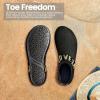 SEEKWAY Water Shoes Women Men Adult Quick-Dry Aqua Socks Barefoot Non Slip for Beach Swim River Pool Lake surf Black SK002(U)(6b-901 Golden)
