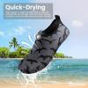 SEEKWAY Water Shoes Women Men Adult Quick-Dry Aqua Socks Barefoot Non Slip for Beach Swim River Pool Lake surf Black SK002(U)(7da-962 Bird)