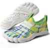 SEEKWAY Barefoot Water Shoes for Kids – Wide Toe Box and Quick-Dry Sand Shoes Toddler for Hiking Swim Beach Pool Kayak Sport Accessories, Camping Essentials Must-Haves for Boys Girls Sizes(2c-white Green)