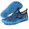 SEEKWAY Barefoot Water Shoes for Kids – Wide Toe Box and Quick-Dry Sand Shoes Toddler for Hiking Swim Beach Pool Kayak Sport Accessories, Camping Essentials Must-Haves for Boys Girls Sizes(2d-dark Blue)
