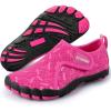 SEEKWAY Barefoot Water Shoes for Kids – Wide Toe Box and Quick-Dry Sand Shoes Toddler for Hiking Swim Beach Pool Kayak Sport Accessories, Camping Essentials Non-Slip for Boys Girls Sizes(1c-103 Rose)