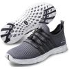 SEEKWAY Mens Womens Water Shoes Quick Dry Aqua Shoes Barefoot for Beach Surf Hiking Pool Water Sports(2a-knit Gray)