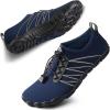 SEEKWAY Water Shoes Men Women Adult Quick-Dry Aqua Sock Barefoot for Beach Swim River Pool Lake Hiking Kayaking Surfing(1l-424 Dark Blue)