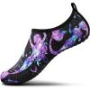 SEEKWAY Water Shoes Women Men Adult Quick-Dry Aqua Socks Barefoot Non Slip for Beach Swim River Pool Lake surf Black SK002(U)(2n-1511 Mermaid)