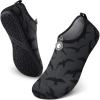 SEEKWAY Water Shoes Women Men Adult Quick-Dry Aqua Socks Barefoot Non Slip for Beach Swim River Pool Lake surf Black SK002(U)(7da-962 Bird)