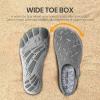 SEEKWAY Barefoot Water Shoes for Kids – Wide Toe Box and Quick-Dry Sand Shoes Toddler for Hiking Swim Beach Pool Kayak Sport Accessories, Camping Essentials Non-Slip for Boys Girls Sizes(4c-203 Light Gray)