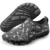 SEEKWAY Barefoot Water Shoes for Kids – Wide Toe Box and Quick-Dry Sand Shoes Toddler for Hiking Swim Beach Pool Kayak Sport Accessories, Camping Essentials Non-Slip for Boys Girls Sizes(4d-204 Deep Gray)